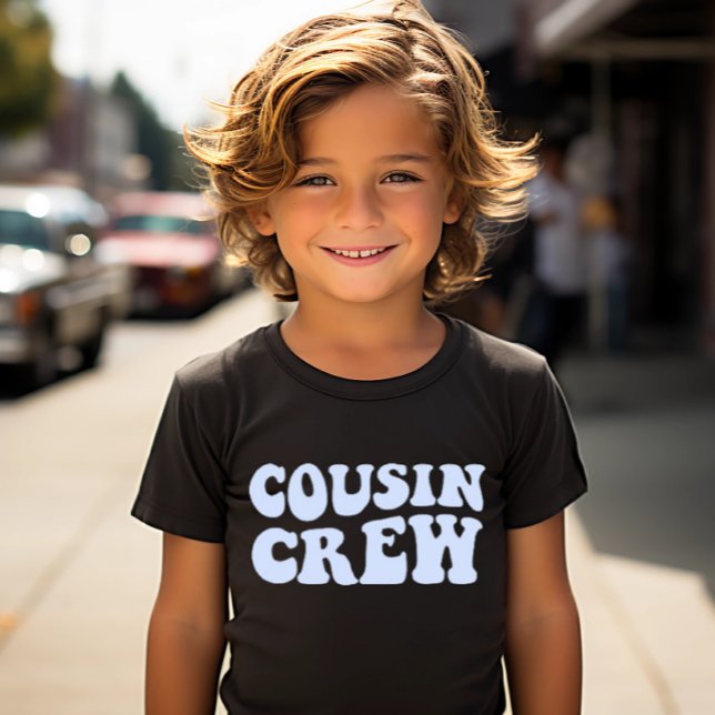 Cousin Crew | Sky Blue Matching Family Unisex Kids T-Shirt (Creator Uploaded)