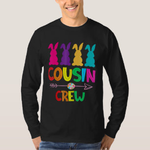 Cousin Crew Squad Easter Day Cute Bunny Kids Todd T-Shirt
