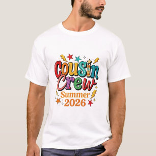 Cousin Crew Summer 2026, Family Vacation Reunion T-Shirt