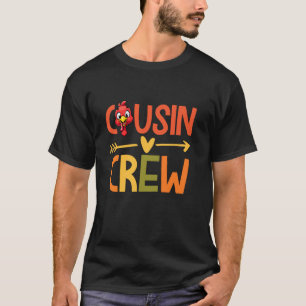 Cousin Crew Thanksgiving Kids Family Matching Turk T-Shirt