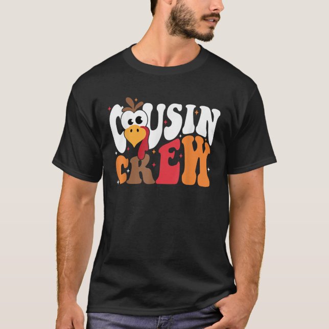 Cousin Crew Thanksgiving Turkey Team Squad Toddler T-Shirt (Front)