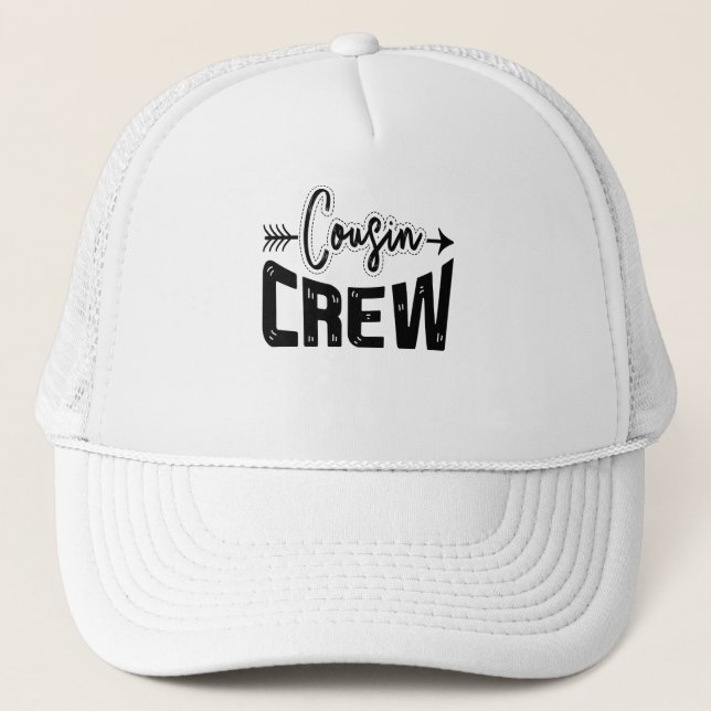Cousin Crew Trucker Hat (Front)