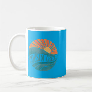 Cousin Crew Vintage Sunset Ocean Wave Cruising Coffee Mug