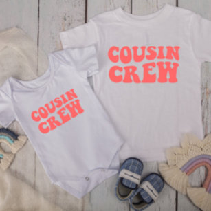 Cousin Crew   White Matching Family Kids Unisex T-Shirt