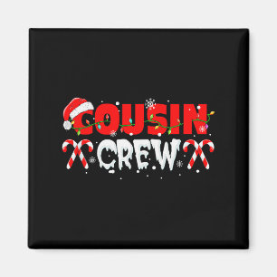 Cousin Crew Xmas Tree Matching Kids Family Group F Magnet
