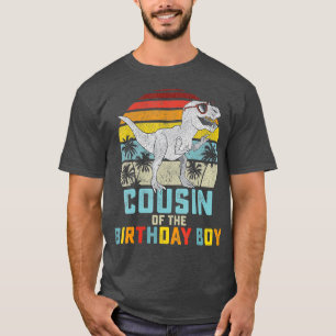 Cousin Dinosaur Boy of the Birthday Boy Matching F T-Shirt
