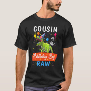 Cousin Dinosaur Funny Cute Birthday Boy Family Ap T-Shirt
