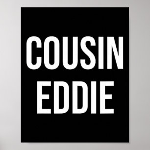 Cousin Eddie Uni-adults Black Xs Regular S Short S Poster