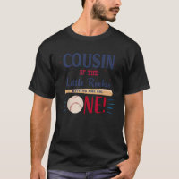 Cousin First Birthday Little Rookie Baseball The B