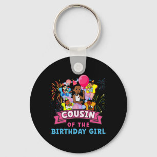 Cousin Gracie's Corner Birthday Dolls Cute Party G Key Ring