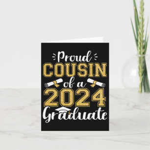 Cousin Of A Cl Of 2024 Graduate Senior Graduation  Card