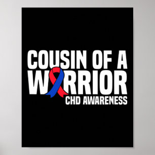 Cousin Of A Warrior Chd Congenital Heart Disease A Poster