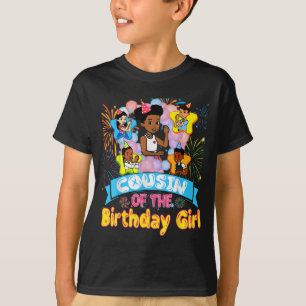 Cousin Of Birthday Girl Gracie Birthday Dolls Girl T-Shirt