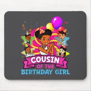Cousin Of Birthday Girl Gracie Nk Doll Family Deco Mouse Pad