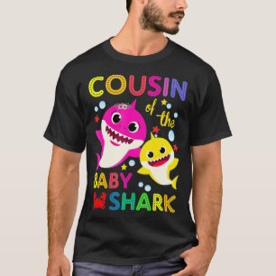 Cousin Of The Baby Shark Birthday Cousin Shark _1  T-Shirt