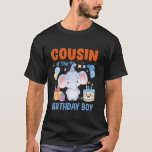 Cousin Of The Birthday Boy Family Birthday Party E T-Shirt