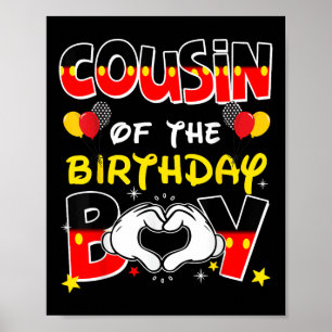 Cousin Of The Birthday Boy Family Party Decor Matc