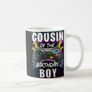 Cousin of the Birthday Boy Matching Video Game Bir Coffee Mug