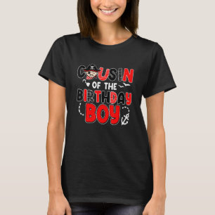 Cousin Of The Birthday Boy  Pirate   Girl Kid T-Shirt
