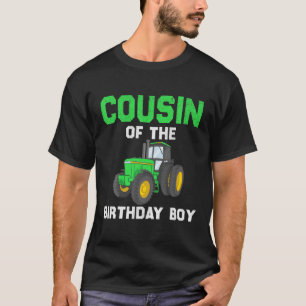Cousin Of The Birthday Boy Vintage Farm Tractor Pa T-Shirt