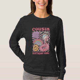 Cousin of the Birthday Girl Pool Party Family Part T-Shirt