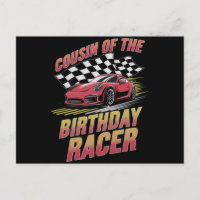 Cousin Of The Birthday Racer Racing Family Party 