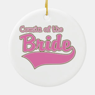 Cousin of the Bride Ceramic Tree Decoration