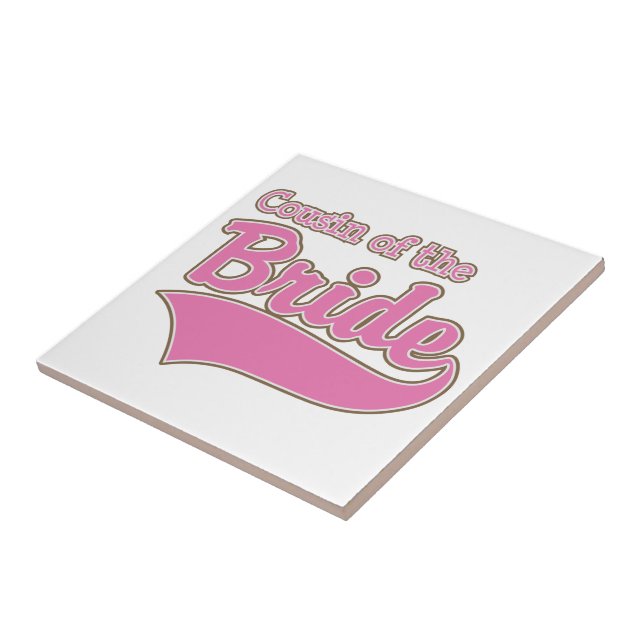Cousin of the Bride Tile (Side)