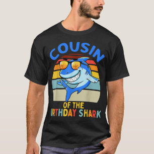 Cousin of the Shark Birthday Boys Matching Family  T-Shirt