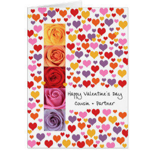 Cousin + Partner Coloured Valentine's Day