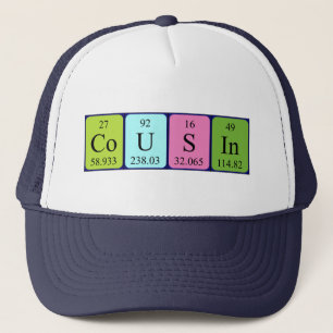 Cousin periodic table name hat