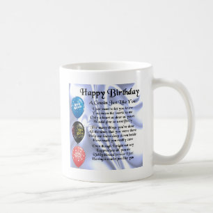 Cousin poem  Happy Birthday Coffee Mug
