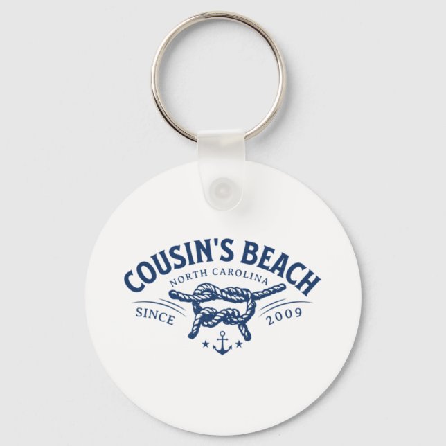 Cousin’s Beach NC The Summer I Turned Pretty  Key Ring (Front)