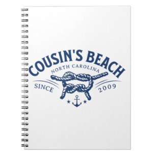 Cousin’s Beach NC The Summer I Turned Pretty Notebook