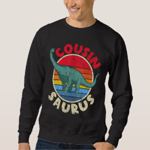 Cousin Saurus I Brachiosaurus Diplodocus I Family Sweatshirt