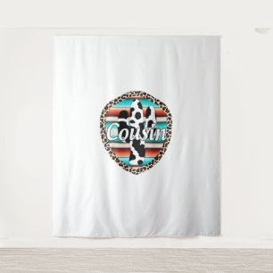 Cousin Serape Cactus Dessert Western Relashionship Tapestry