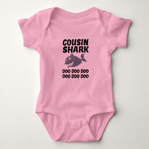 Cousin Shark Do Do - Fun Family Gear Baby Bodysuit