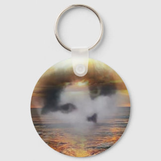 Cousin Skittles Button Keychain