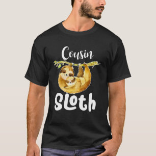 Cousin Sloth Matching Family Cute  Mother s Day T-Shirt