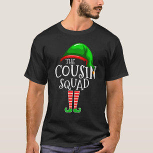 Cousin Squad Elf Family Matching Group Christmas T-Shirt