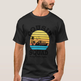 Cousin Squad Retro 2024 Vacation Making Memories T T-Shirt