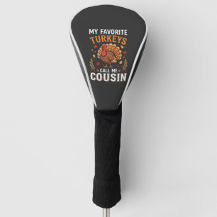 Cousin Thanksgiving Turkey Family Golf Head Cover