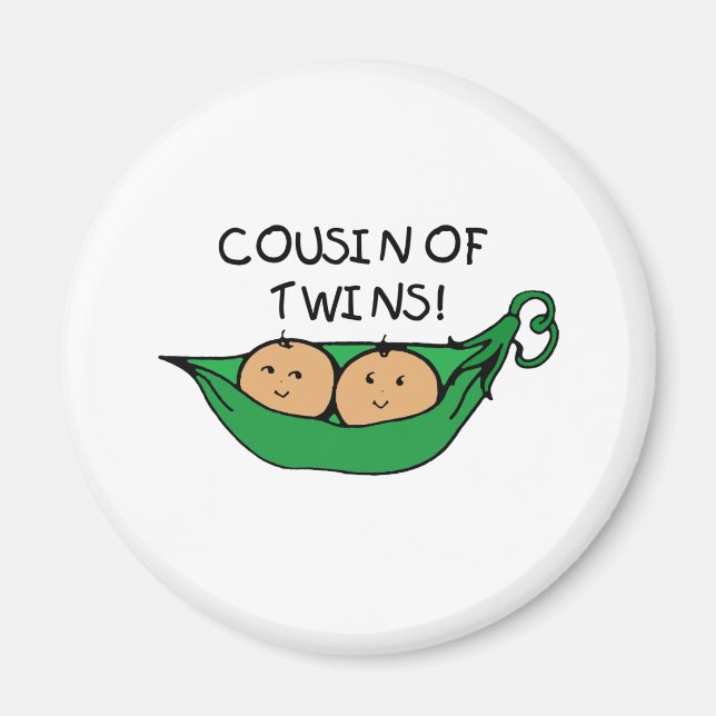 Cousin Twin Pod Magnet (Front)