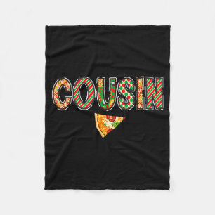 Cousin Zza Birthday Squad Crew Family Matching  Fleece Blanket