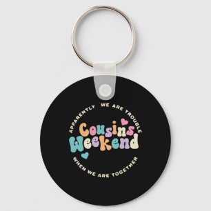 Cousins Crew 2025 Family Vacation Weekend Holiday Key Ring