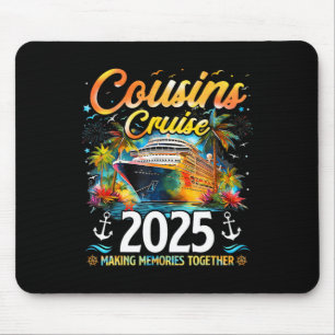 Cousins Cruise 2025 Cruising Summer Vacation Famil Mouse Pad