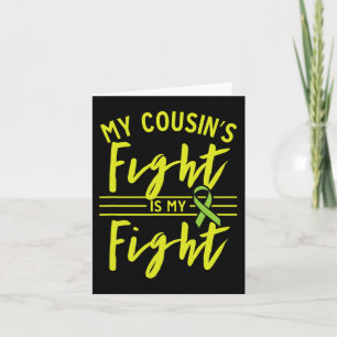Cousin's Fight Is My Fight Kidney Disease Awarenes Card