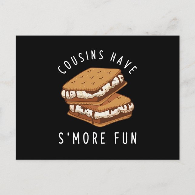Cousins Have SMore Fun Brother Sister Family Gift Postcard (Front)