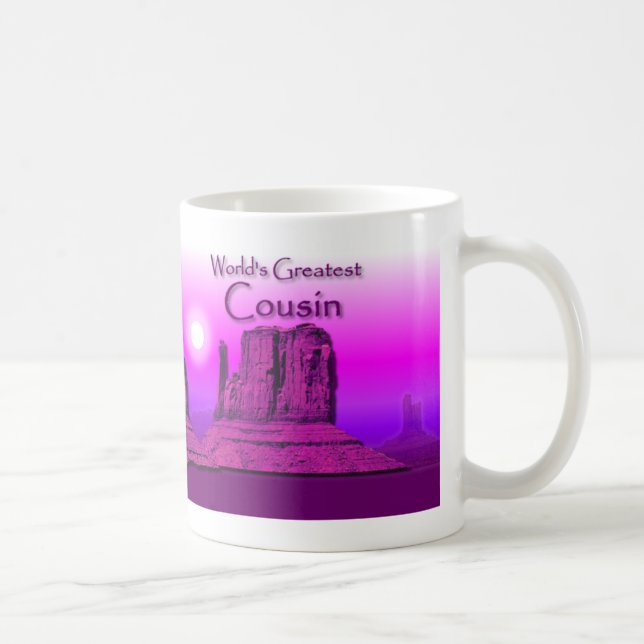 Cousin's Loving Hands Purple Mug (Right)