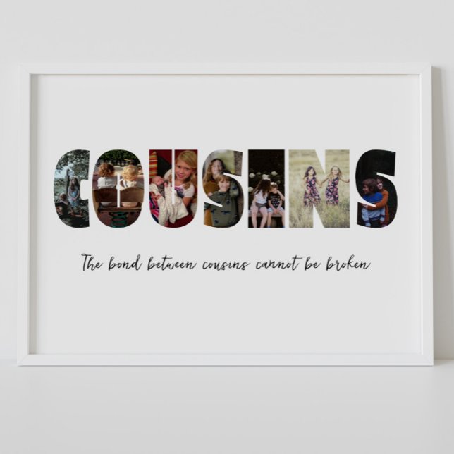 Cousins Photo Collage Poster (Creator Uploaded)